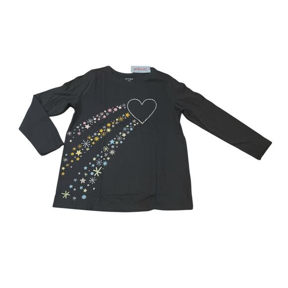 CAT & JACK Girl’s Long-Sleeve Gray Graphic Size 2XL 18 - NWT - Picture 1 of 2